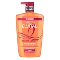 Produktbild: L'Oréal Paris Elvital XXXL Shampoo gegen Spliss, Für traumhaft langes Haar, Mit Rizinus-Öl, Vitaminen und pflanzlichen Proteinen, Dream Length Super Aufbau Haarshampoo, 1 x 1000 ml