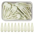 Produktbild: KYSUN 30 Stk Haarspangen, 5 cm, Mädchen, Barrette, Metall, Kinder (Milchig-weiß)