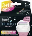 Produktbild: Wilkinson Sword Intuition Variety Navulscheermesjes - 4 mesjes
