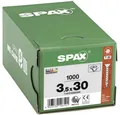 Produktbild: SPAX Schraube SPAX 1191010350305 Holzschraube 3.5 mm 30 mm T-STAR plus Stahl WIR
