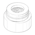 Produktbild: Dornbracht Luftsprudler Ersatzteile 90230111300 M18x1-AG chrom