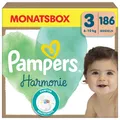 Produktbild: Pampers Harmonie Gr.3 Midi 6-10 kg Monatsbox Windeln, 186 Stück