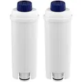 Produktbild: Wasserfilter für Delonghi Kaffeevollautomat, Wasserfilter für Delonghi Filter Dlsc002 Kompatibel mit Espressomaschinen und Magnifica S, ECAM, ETAM, EPAM-Serie (2 Stück)