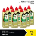 Produktbild: Castrol Power 1 Scooter 4T 5W-40 Motorradöl API SN JASO MB 9x1 Liter = 9 Liter