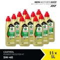 Produktbild: Castrol Power 1 Scooter 4T 5W-40 Motorradöl API SN JASO MB 11x1 Liter = 11 Liter