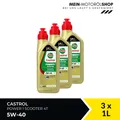 Produktbild: Castrol Power 1 Scooter 4T 5W-40 Motorradöl API SN JASO MB 3x1 Liter = 3 Liter