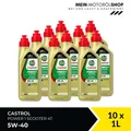 Produktbild: Castrol Power 1 Scooter 4T 5W-40 Motorradöl API SN JASO MB 10x1 Liter = 10 Liter