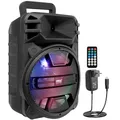 Produktbild: Pyle Musikbox Bluetooth Lautsprecher Karaoke – Karaoke Maschine Bluetooth Speaker –Musik Box Maschine 800W, Lautsprecher Boxen mit Radio, Party geeignet als Musikanlage