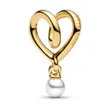 Produktbild: PANDORA Schmuck Charm Goldfarben Gewickeltes Herz 764138C01