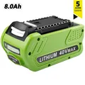 Produktbild: Akku 8000mAh 40V Power 29462 Für G-MAX 40V 29472 29727 22272 20302 Li-Ion Akku