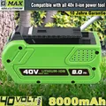 Produktbild: NEU 40Volt 8.0Ah Für Greenworks 40V Akku G-MAX 29462 29472 29252 Li-Ion Batterie