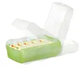 Produktbild: Karteikasten transluzent-grün Vokabeltrainer-Set A8 Karteibox Croco 998 HAN