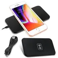 Produktbild: Induktive Ladestation für Apple iPhone SE 2022 2020 Qi Charger Wireless Laden - Schwarz/Weiß