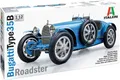 Produktbild: Italeri 4713 1:12 Bugatti 35B Roadster- Modellbau, Bausatz, Standmodellbau, Basteln, Hobby, Kleben, Plastikbausatz, detailgetreu, Unlackiert, Molded Color