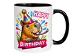 Produktbild: Momentals Tasse Geburtstag – Happy Birthday - Capybara – Geburtstagsgeschenk Mann Frau, Gratis Versand · Links-&Rechtshänder · Spülmaschinenfest