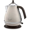 Produktbild: De'Longhi Wasserkocher 1,7L 2000W Vintage Beige/Braun Retro-Design Edelstahl