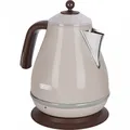 Produktbild: DeLonghi KBOV 2001.BG Icona Vintage Wasserkocher creme/chrom 1,7 Liter 2000W NEU