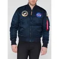 Produktbild: Alpha Industries Herren MA-1 VF NASA Bomberjacke in Dunkelblau