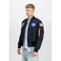 Produktbild: Alpha Industries Bomberjacke MA-1 VF Vintage Fit NASA blau M (48/50)