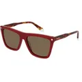 Produktbild: Polaroid PLD 4164/S/X Damen-Sonnenbrille Vollrand Quadratisch Acetat-Gestell, rot