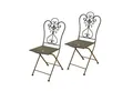 Produktbild: HTI-Living Klappstuhl Romantische Metallstühle 2er Set (Set, 2 St), Gartenstuhl Klappstuhl