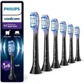 Produktbild: Philips -- Gum Care Ersatzbürstenköpfe Schwarz 6Er-Pack Hx9056 88 Pack - Schwarz