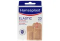 Produktbild: Hansaplast Wundpflaster Hansaplast Elastic Strips 20Stk (20 St., 20 Strips in 2 Größen), Besonders elastische, wasserabweisende Wundpflaster