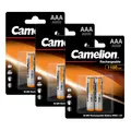Produktbild: 3x Camelion Akku 1,2V 1100mAh Micro AAA HR03 NiMH 1,2 V für Telefon Siemens