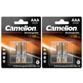 Produktbild: 2x 2er Camelion Akku 1,2V 1100mAh Micro AAA HR03 NiMH 1,2 V für Telefon Siemens