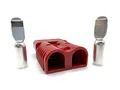 Produktbild: eXODA Batterie Stecker 175A 35 mm2 rot Steckverbinder für Gabelstapler Kabel
