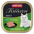 Produktbild: animonda vom Feinsten Katzenfutter nass mit turkey + rabbit (32 x 100g), getreidefreies Katzenfutter nass ohne Zucker, mit frischen, fleischigen Zutaten
