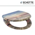 Produktbild: SCHÜTTE WC-Sitz, mit Absenkautomatik/Schnellverschluss, oval, Duroplast - bunt