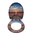 Produktbild: SCHÜTTE WC-Sitz mit Absenkautomatik und Schnellverschluss Duroplast SUNSET