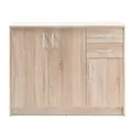 Produktbild: Kommode - Sonoma Eiche - 109 cm breit Sideboard Anrichte Beistellschrank