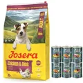Produktbild: Josera Mini Adult Chicken & Rice 10kg + Wild Farm Superfood MIX 6x400g