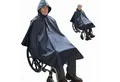 Produktbild: Seniori Regenponcho Rollstuhl Regencape Regenschutz für Rollstuhlfahrer