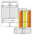 Produktbild: 100 b+d Schiedsrichter Spielnotizkarten Fußball NEUE GENERATION Notiz Karten