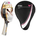 Produktbild: Butterfly® Timo Boll Gold 85020 Tischtennisschläger | Tischtennis Racket Bat TT Hobby & Freizeit | Trainingsschläger für geüpte Spieler | ITTF zertifizierter Pan Asia Belag | konkave Griffform