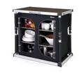 Produktbild: BERGER Tampere M Campingküche │ Campingschrank faltbar mit Staufächern inkl. Tragetasche │ Outdoor Camping Küche Camping Küchenschrank faltbar mit Aluminiumgestell Campingschrank Küche (M)