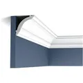 Produktbild: ORAC DECOR CX100 AXXENT Stuck Eckleiste Decken-Leiste Profil Zierelement 2m 200 cm x 6,9 cm x 7,1 cm Weiß