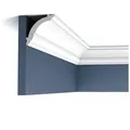 Produktbild: Orac Decor Eckprofil CX100 Stuck Eckleiste Decken-Leiste Profil Zierelement 2m (Profilleiste, 1-St., Stuckleiste, Eckleiste, Deckenleiste, Zierleiste, 2 m), Profilleiste weiß 7.1 cm x 200 cm x 6.9 cm