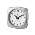 Produktbild: Atrium Wecker Analog Quarz ohne Ticken, mit Licht und Snooze Silber A251-19