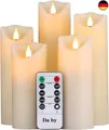 Produktbild: Da by LED Kerzen, flammenlose Kerze 300 Stunden Batterie Dekorative Kerze 5er