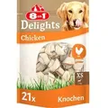 Produktbild: 8in1 Delights Chicken Bones XS Hundesnacks 3 x 21 Stück