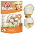 Produktbild: 8in1 Chicken Bones XS Kausnack Kauknochen mit Huhn im Inneren 21 Stück XS-Hunde