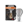 Produktbild: Osram Lamps Vintage 1906 LED-Lampe mit Smoke-Tönung, 3, 4W, 100lm, Glühlampenform (Classic A) E27-Sockel, warmweiße Lichtfarbe, nicht dimmbares Filament, bis zu 15.000 Stunden Lebensdauer
