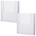 Produktbild: H2350202-2 - Prospekthalter Wand the help wall DIN A4 2 Stück transparent
