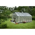 Produktbild: Juliana Gewächshaus 'Gärtner' 368 x 511 cm mit 10 mm Doppelstegplatten anthrazit/schwarz