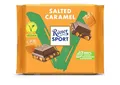 Produktbild: Ritter Sport Vegan Salted Caramel, Schokolade-Kuvertüre mit knusprigen & gesalzenen Karamell-Stückchen, perfekt zum Naschen und Genießen, 100g Tafel