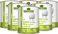 Produktbild: 6 x 820 g -  Schecker Hundemenü Nassfutter - Lamm mit Reis, Birne, Aprikose und Olivenöl